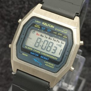 Kelton Timex Cell Marlin Alarm Chime Chronograph Digital Vintage Men's Watch ADN132BAS2