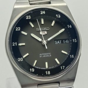 Seiko 5 Automatic 7S26-3160 Railway Time Vintage Men's Watch MNK52KS10