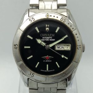 Citizen Eagle 7 8200 Automatic 4-R000730 Day/Date Diver Vintage Men’s Watch ATF151SAL6