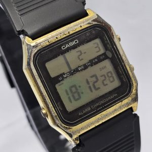 Casio 448 SA-73G Quartz Alarm Chronograph Digital Vintage Men's Watch BLL74ABR5