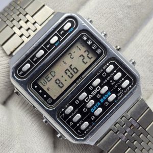 Casio Data Bank Calculator CD-401 Quartz 246 Digital Vintage Men's Watch SHB12AKH35