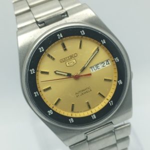 Seiko 5 Automatic Railway Time 7S26-0530 Day/Date Vintage Men’s Watch HSB405MUM10