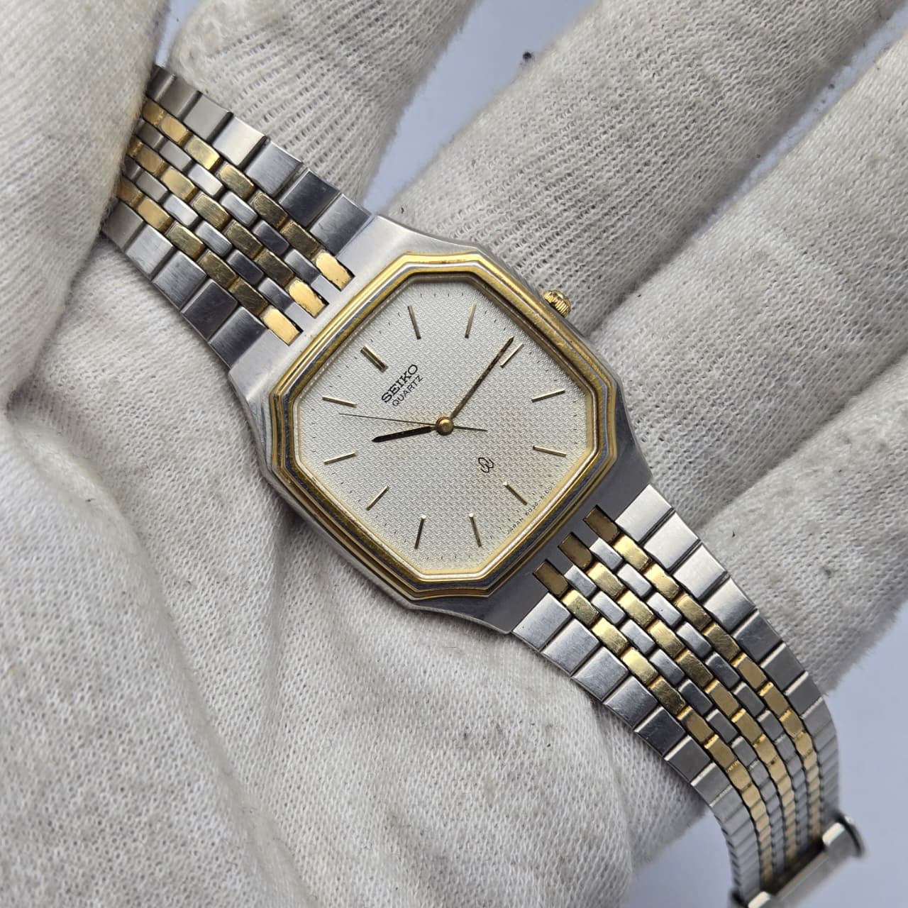 Seiko Seagull 6030-5110 Quartz Two Tone Vintage Men's Watch Japan SHB73SHA - Image 2