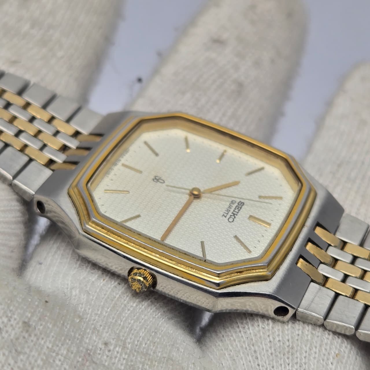 Seiko Seagull 6030-5110 Quartz Two Tone Vintage Men's Watch Japan SHB73SHA - Image 3