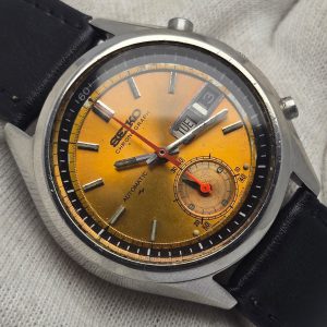 Seiko Flyback 7016-7000 Automatic Chronograph Vintage Men's Watch Japan