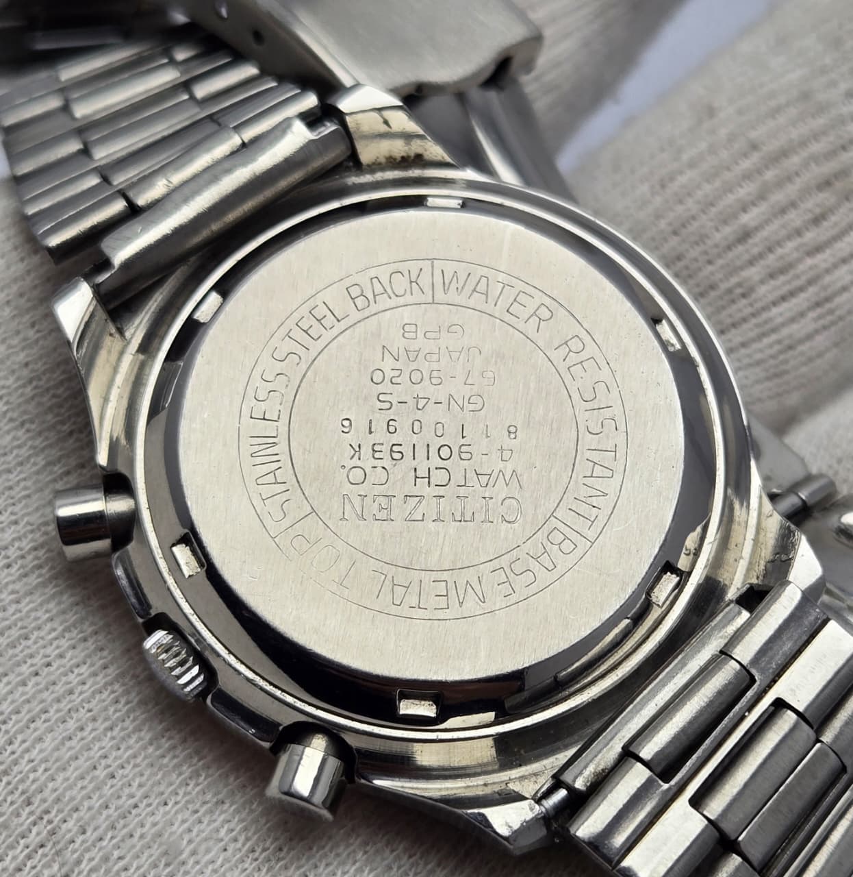 Citizen Flyback 67-9038 Challenge Timer Reverse Panda Vintage Men's Watch Japan - Image 10