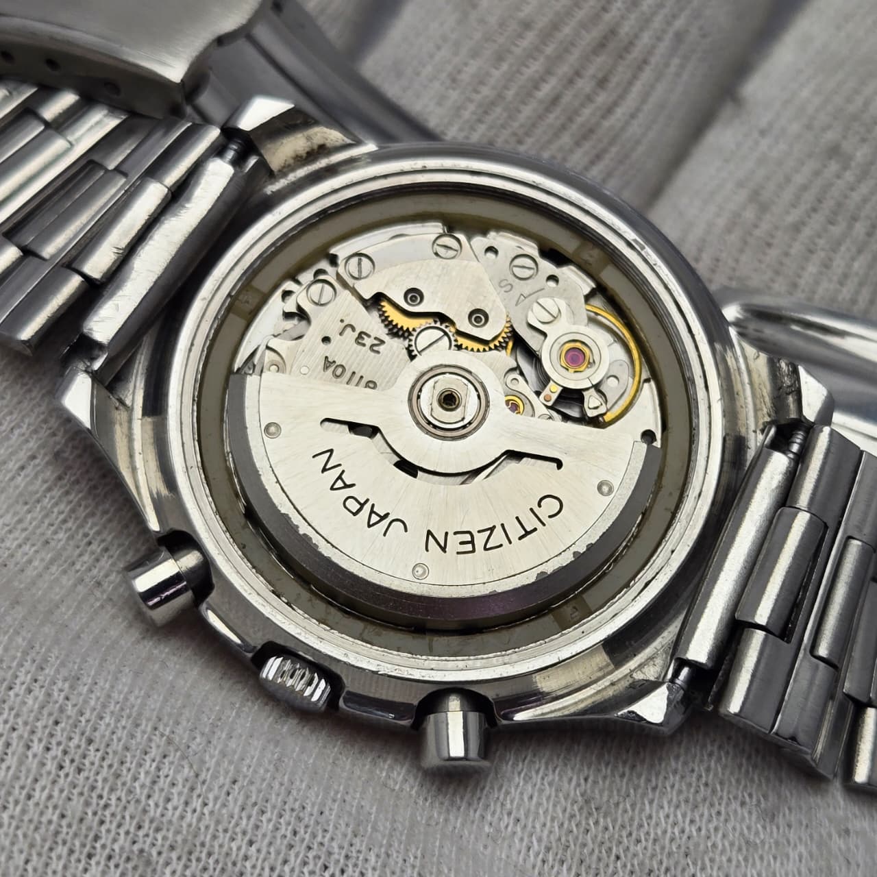 Citizen Flyback 67-9038 Challenge Timer Reverse Panda Vintage Men's Watch Japan - Image 11