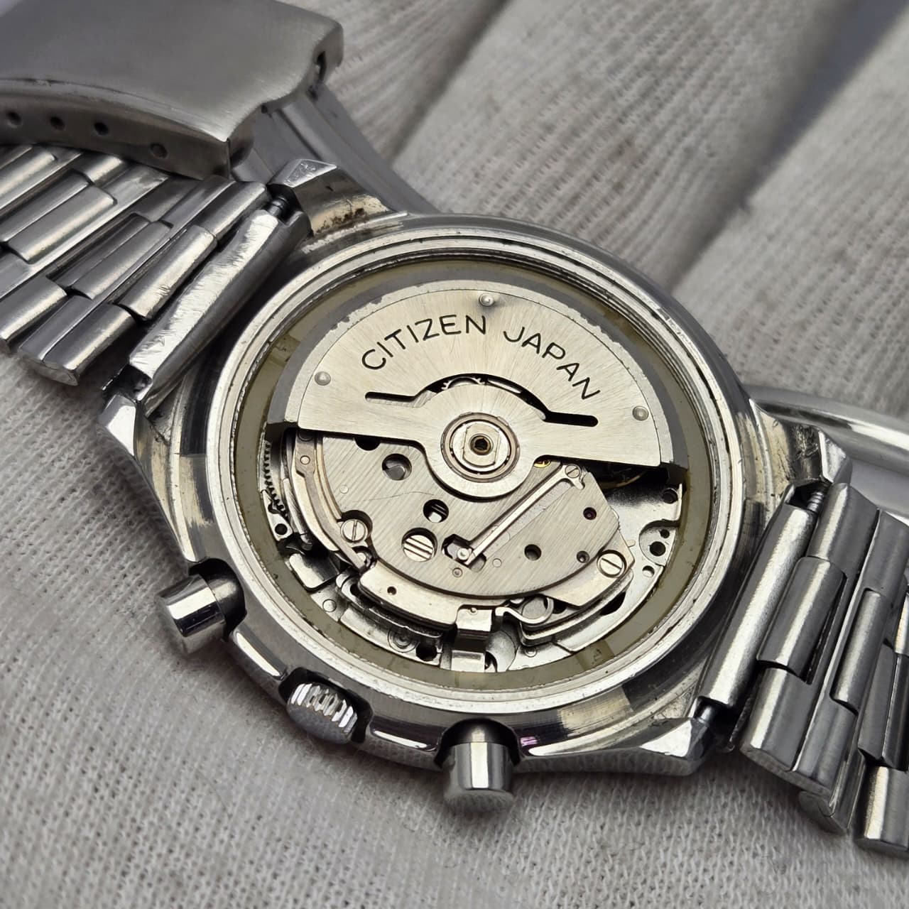 Citizen Flyback 67-9038 Challenge Timer Reverse Panda Vintage Men's Watch Japan - Image 12