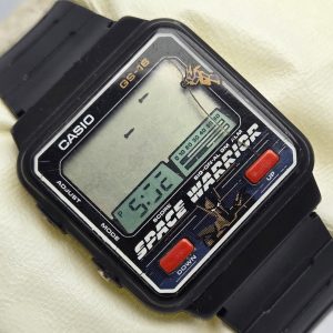 1980s Casio Space Warrior GS-16 Vintage 686 Game Watch Japan