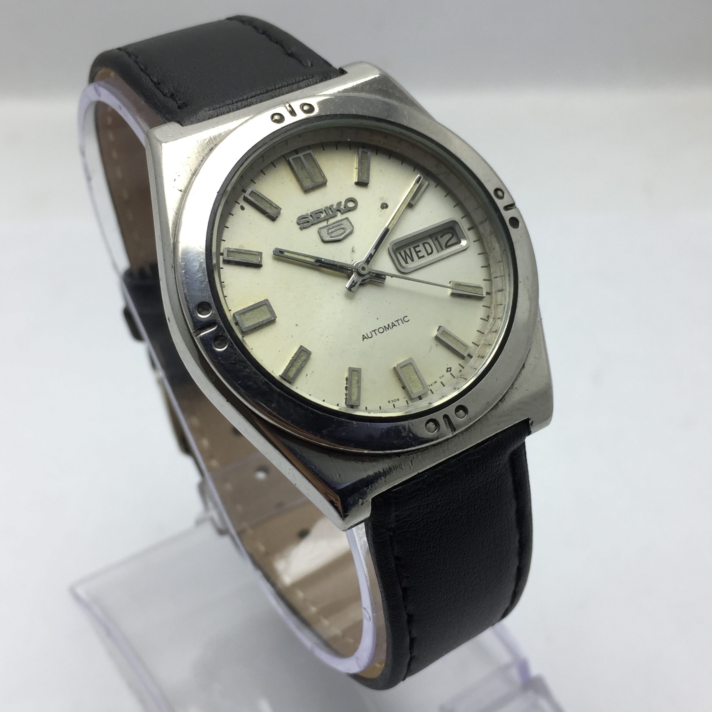 Seiko 5 Automatic 6349-6010 Day/Date Vintage Men's Watch ZHNE36BAS8 - Image 4