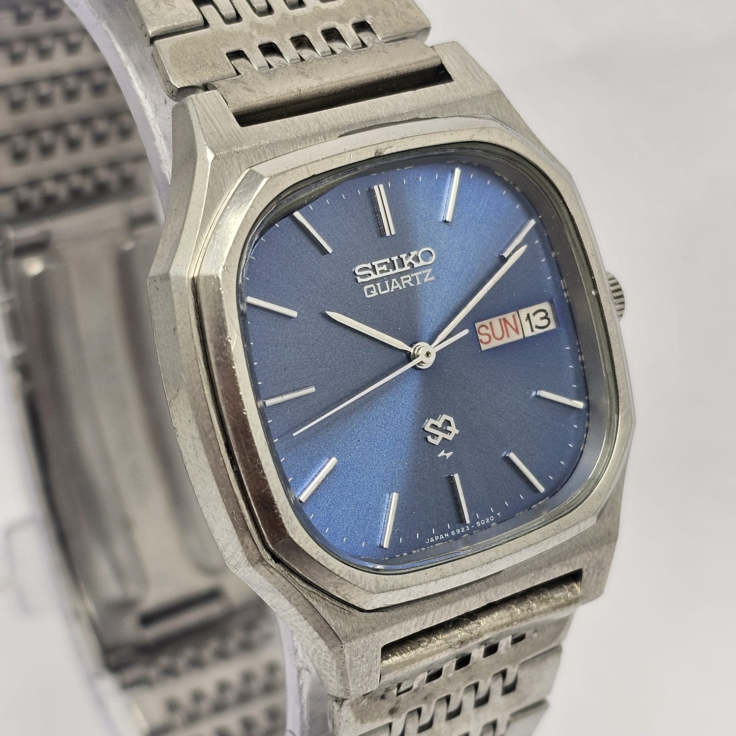 Seiko Quartz 6923-5020 Day/Date Vintage Men's Watch SHB81SHA