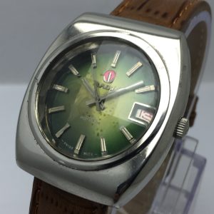 RADO MONTANA Automatic 633.3041.4 Day/Date Green Dial Vintage Men's Watch AQSE17BAS8