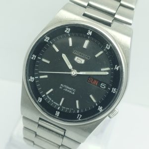 Seiko 5 Automatic 7S26-3160 Railway Time Day/Date Vintage Men’s Watch NOME34MUM10