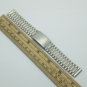 18mm West End Watch Co K4457 Stainless Steel Vintage Men's Watch Bracelet CRAE67AMJ2