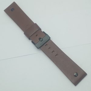 24 mm Police Genuine Leather Brown Men’s Watch Band Strap CREA70MUM2