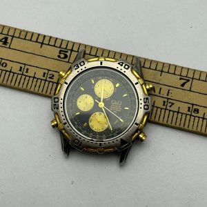 Q&Q Superior Chronograph MF10-422ka Vintage Men's Watch For Parts KUM175AKH5