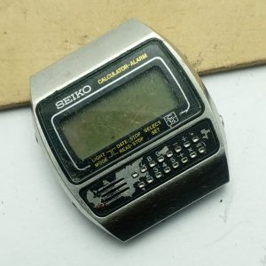 Seiko Calculator Alarm C359-5000 Vintage Men's Watch For Parts MUM95MUM4