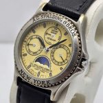 A.G. Spalding & Bros Quartz V33F-6B10 Moon Phase Vintage Men’s Watch