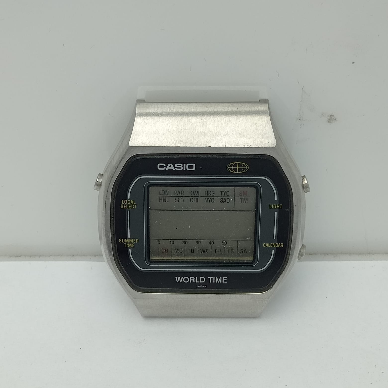 Casio-Casiotron-World-Time-29CS-49-Quartz-Digital-Vintage-Watch-For-Parts-1.jpeg Casio Casiotron World Time 29CS-49 Quartz Digital Vintage Watch For Parts HLM69ARL2 - Image 1