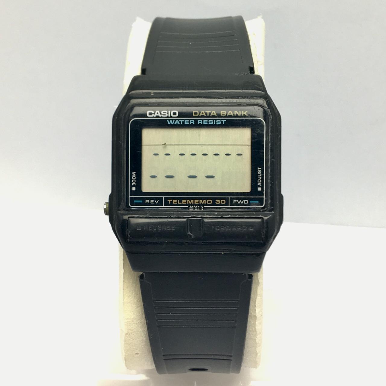 Casio DB-31 Module 871 Telememo 30 Data Bank Digital Vintage Men's