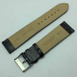 22 mm Stailer Echt Leather Black Men's Watch Band Strap ETS47BAS2 - Image 3