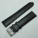 22 mm Stailer Echt Leather Black Men's Watch Band Strap ETS47BAS2 - Image 2