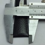 22 mm Stailer Echt Leather Black Men's Watch Band Strap ETS47BAS2 - Image 4