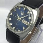 Seiko 5 Automatic 7019-7110 Day/Date Blue Dial Vintage Men's Watch CRAE41BAS8
