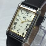 LK Quartz Laura Kent Tank Rectangular Shape Vintage Unisex Watch ATF155BAS5