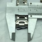 19 mm Seiko 7S36-00M0 Curved End Links 3262-G.I Vintage Watch Bracelet NOME14BAS5 - Image 5