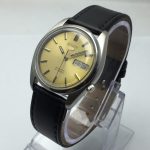 Seiko 5 Automatic 7019-8180 Day/Date Golden Dial Vintage Men's Watch NOME18BAS4 - Image 2