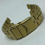 Inner 5 mm Citizen Eco Drive Chronograph E820-S061601 Gold Tone Watch Bracelet HSN143BAS4