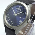 Guess Steel Metropolitan Day/Date W0792G1 Quartz Blue Dial Vintage Men's Watch SMU282BAS6