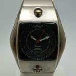 Omax Crystal Quartz 50 Meters Black Dial Vintage Men's Watch