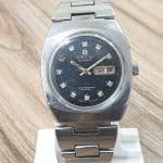 Ricoh Automatic 21 Jewels Black Dial Vintage Men's Watch Jumbo Size MAL63MUR4 - Image 8