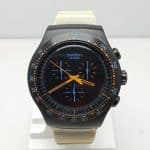 Swatch Irony Swiss Quartz Chronograph V8 Black Dial Sports Watch ABK33ALI7 - Image 2