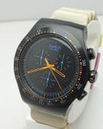 Swatch Irony Swiss Quartz Chronograph V8 Black Dial Sports Watch ABK33ALI7 - Image 3
