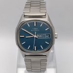 TIMEX  TV Square Automatic Day/Date Vintage Men's Watch - Image 2
