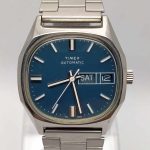 TIMEX  TV Square Automatic Day/Date Vintage Men's Watch