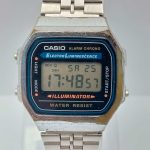 Casio A168 Module 1572 Alarm Chrono Quartz Vintage Men's Watch