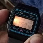 Casio F-91W Quartz Module 593 Chronograph Vintage Men's Watch - Image 9