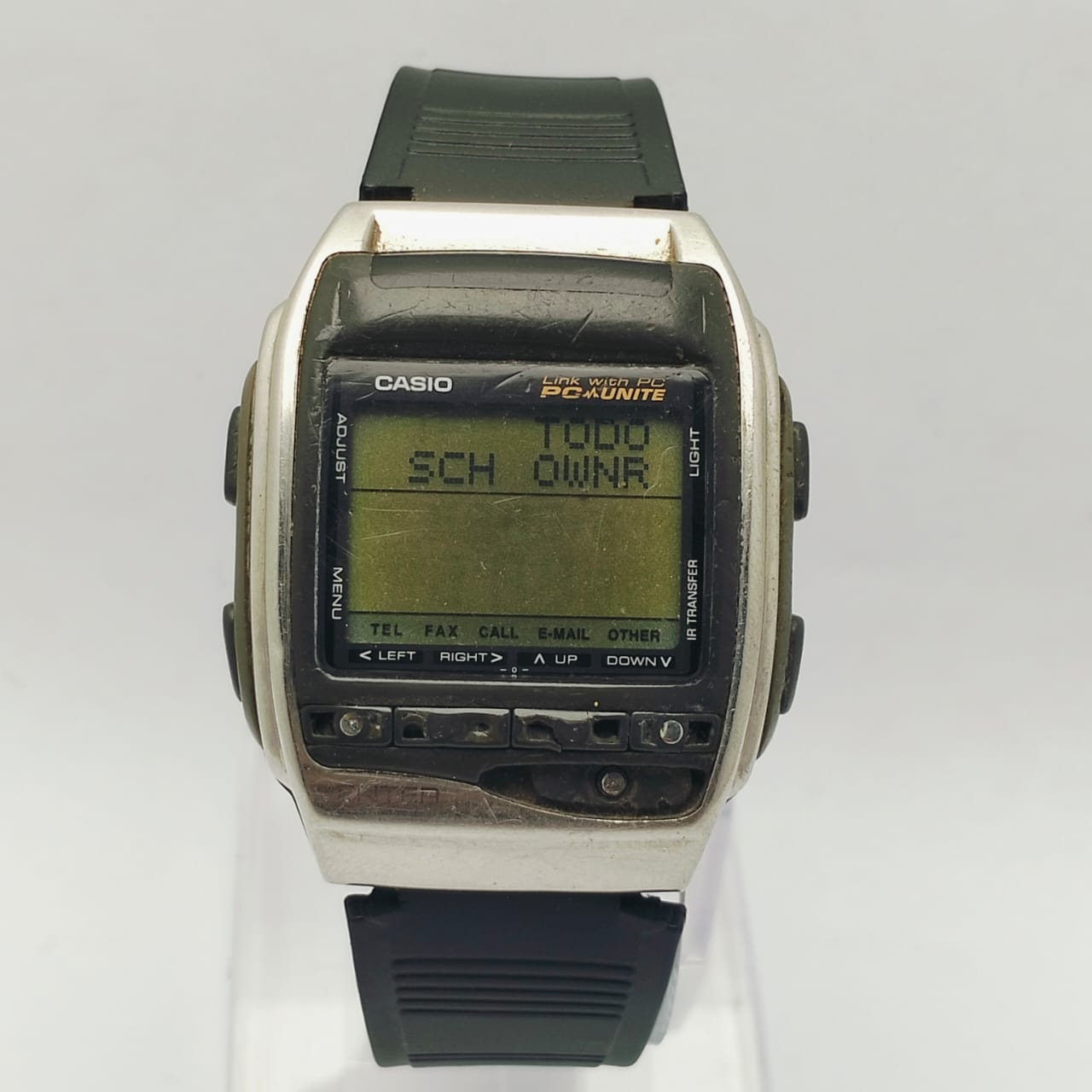 CASIO HBX-100 Data Bank 1510 BIZX PCX Quartz Vintage Men's Watch