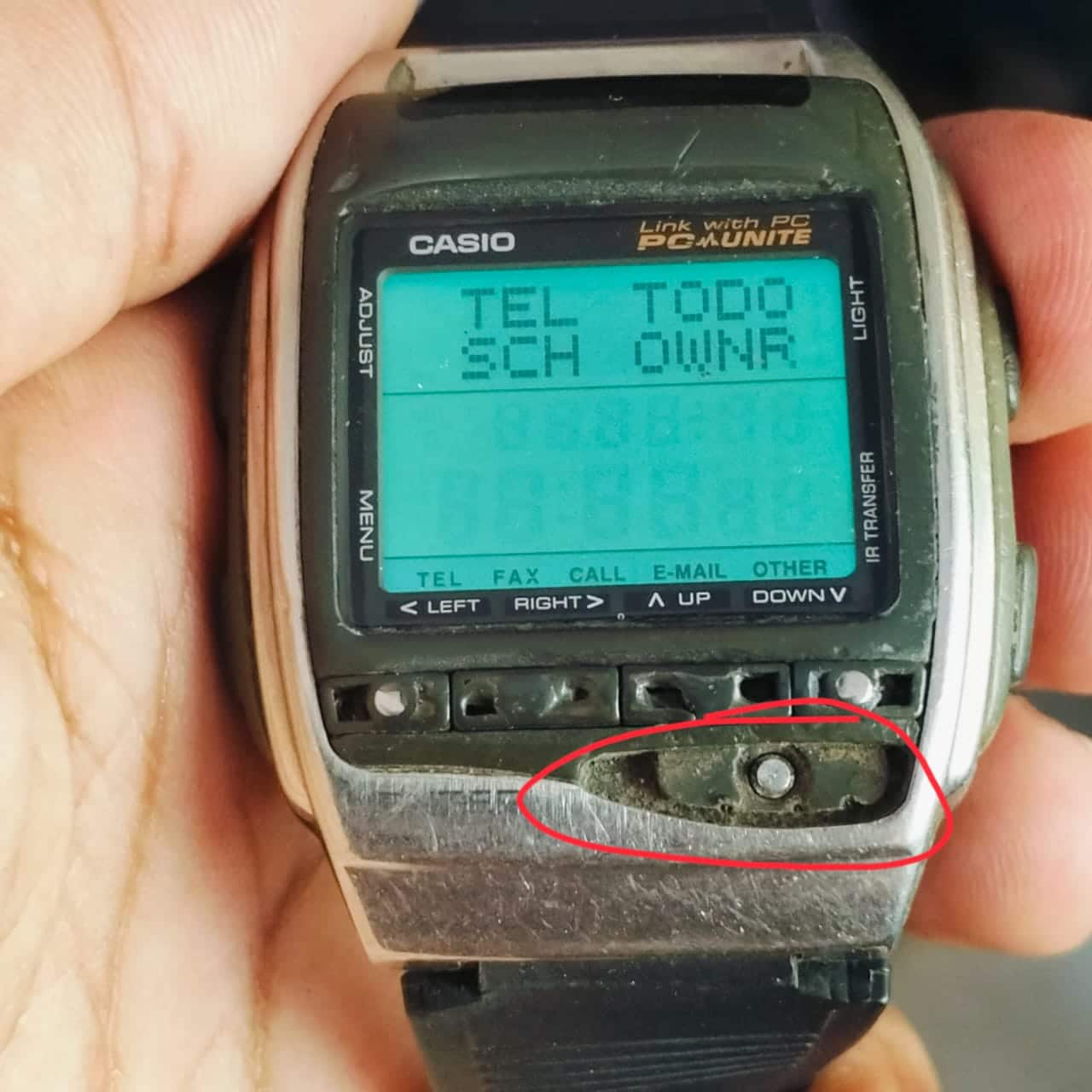 CASIO HBX-100 Data Bank 1510 BIZX PCX Quartz Vintage Men's Watch CASIO HBX-100 Data Bank 1510 BIZX PCX Quartz Vintage Men's Watch