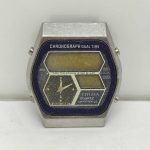 Citizen 41-9010/ 4-097416K Chronograph Dual Time Quartz Crystron Watch For Parts ASN34HM2