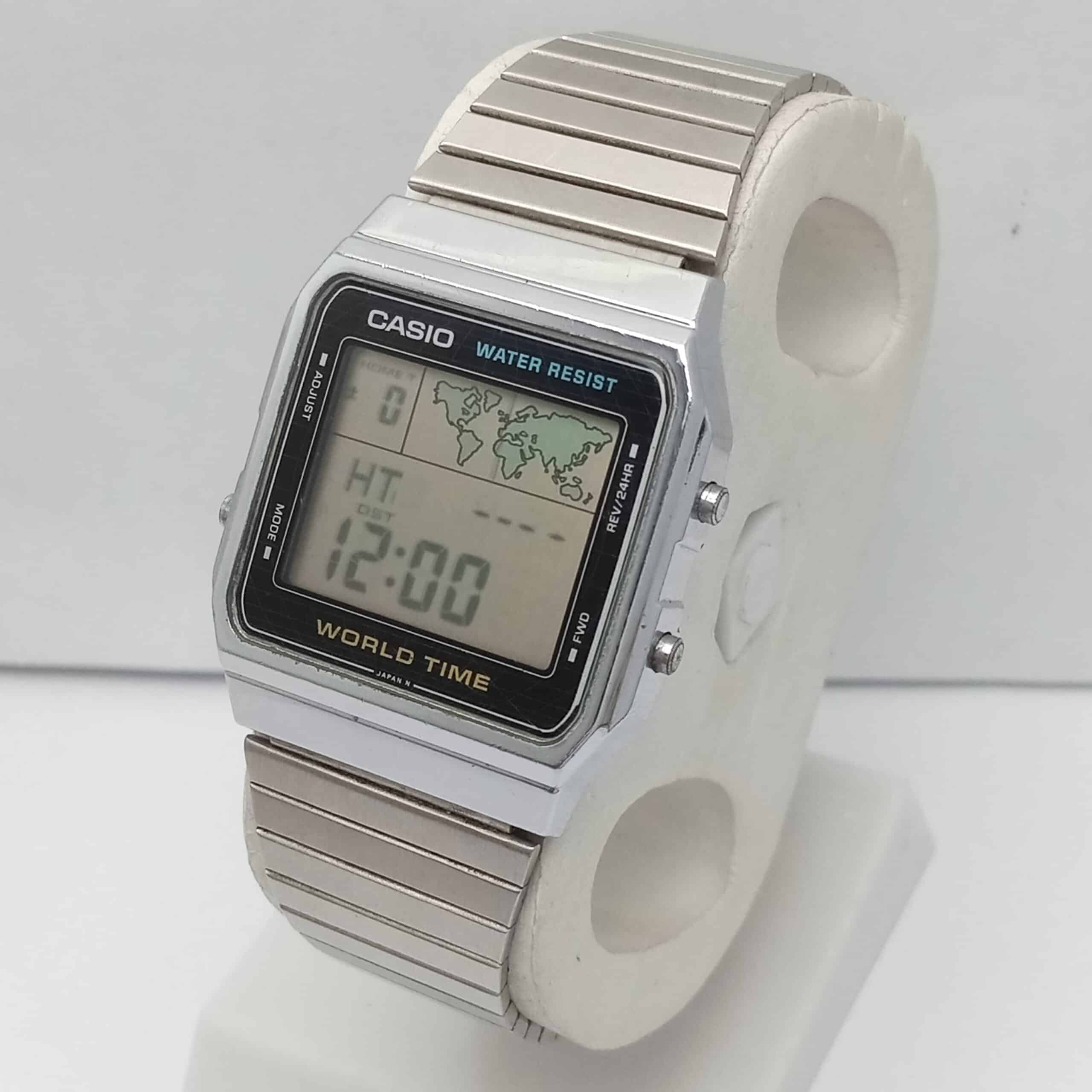 Casio World Time A300U Quartz 643 Digital Vintage Men's Watch