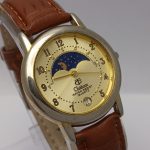 Chatom Quartz CT-024G Moon Phase Vintage Unisex Watch MBU146MUB4 - Image 2