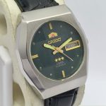Orient Crystal 3 Star Automatic OS469CO53B Day/Date Green Dial Vintage Watch ETS97ARL6