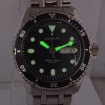 Orient Diver 200m Quartz UG15-C0 Day/ Date Black Dial Vintage Men's Watch NOME21SAL10 - Image 11