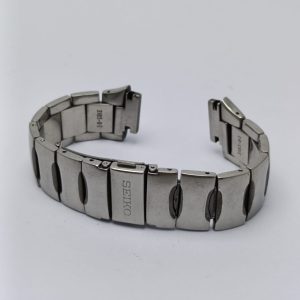 16 mm Seiko 7T62-0AM0 Stainless Steel 3185-B.1 Vintage Men's watch Bracelet SGB18SGB5